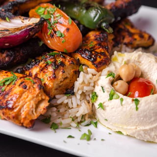 Chicken Kabob platter