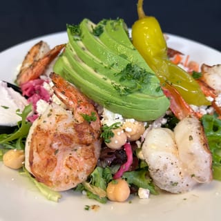 Shrimp Kabob Salad